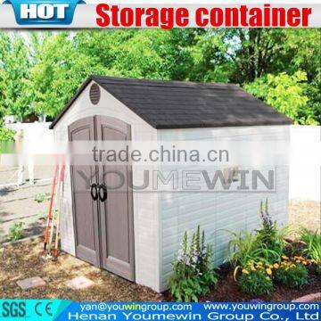 china metal garden storage shed, steel structure prefabricated warehouse, grain storage container