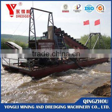 China Bucket Gold Dredge Boat For Sale photo-2