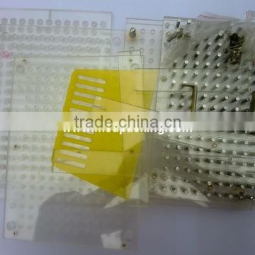 Light weight!187 holes Manual Capsule Filling machine with tamping tool 100pcs/time size 1#