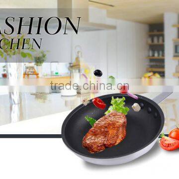 High Quality Cut Rim Handle Industrial Non-stick Frying Pan