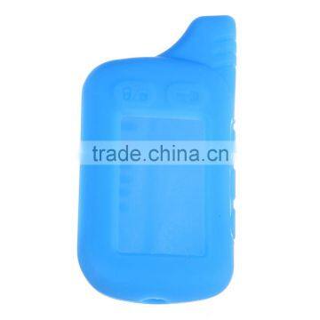 New Car Styling Silicone Two Way Case Keychain LCD Car Alarm System Remote Control Sticker Cover for TZ9010 photo-5
