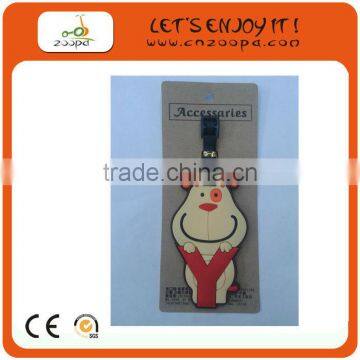 White Card hard plastic Luggage Tag