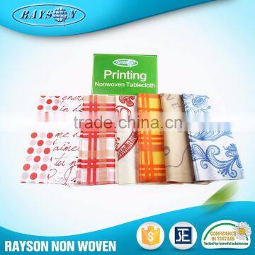 China Supplier Nonwoven Printed Machine Cutting Tablecloth photo-4