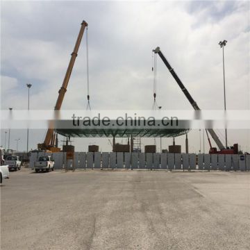 China steel structure service station for KSA/UAE