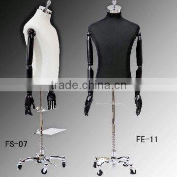 Half size tailoring female mannequin, mannequin torso form