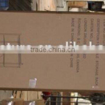 Folding Metal Storage Shelf With Mesh Ironing Board photo-6