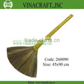 Home broom made of grass material