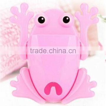 N193 Wall Mounted Bathroom Kids Toothbrush Cup Lovely Plastic Toothbrush Holder photo-3