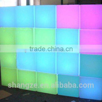 Outdoor waterproof rgb led cube furniture sale