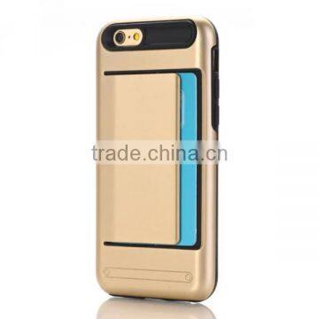 TPU + PC Combo Mobile Phone Case Cover With Card Slot for IPhone 7 photo-3