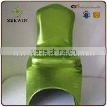 Wholesale Metallic Stamping Gold Spandex Chair Cover for Wedding, Party Decoration photo-2