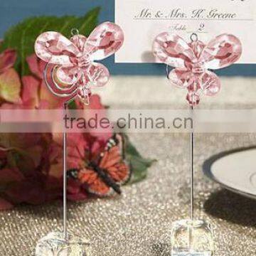 Wedding Table Decoration Crystal Place Card Holder photo-3