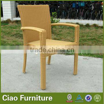 Outdoor PE Rattan Furniture Garden Arm Chair With Cushion photo-5