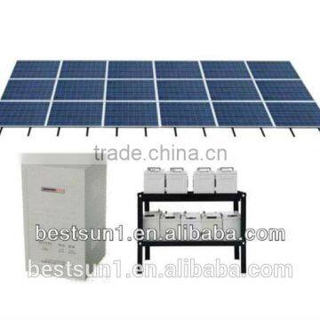 solar power system with battery 3000w