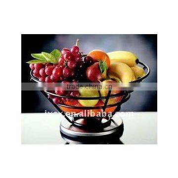 H2211 wire fruit basket with lazy susan