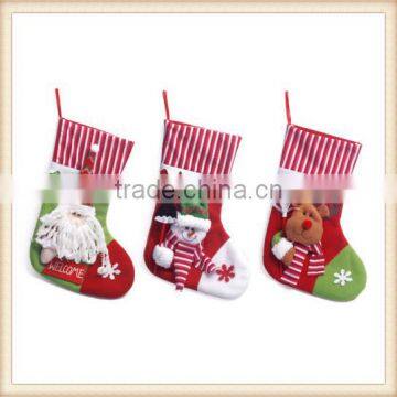 Xmas Candy Bag Christmas Gifts Tree Ornament Stocking Santa Snowman Sock Decor