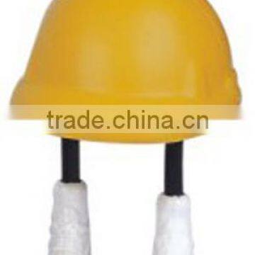 PU standing helmet stress toy/anti stress hard hat/squeeze hat with feet