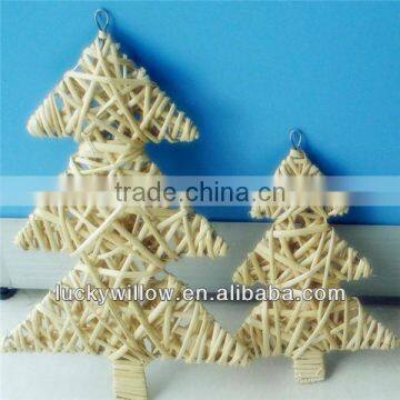 factory woven wholesale wicker christmas tree