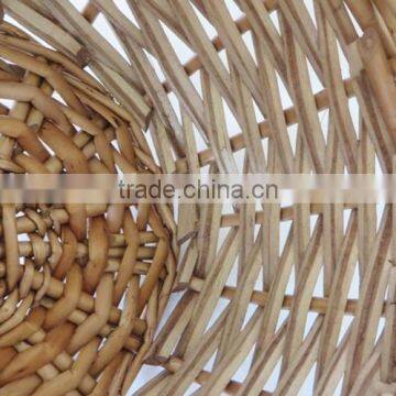 Handled Wedding Colored Wicker Flower Girl Baskets photo-4