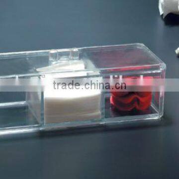 New Design Transparent Three Case Cosmetic Organiser Box photo-4