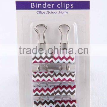 8pc colorful metal binder clips/ paper clip