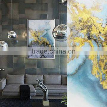 New Items Buddha Oil Painting on Canvas With Golden Foil photo-2