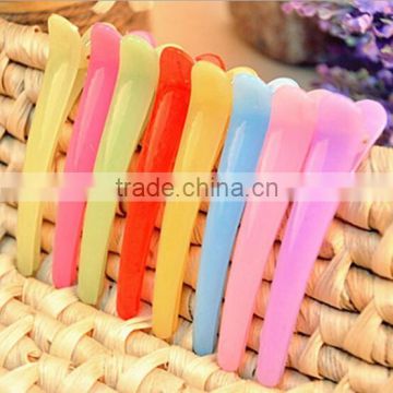 Flat nose clamp fish mouth hair clips