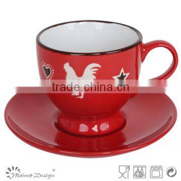 Wholesale Ceramic Chicken Tea Cup and Saucer photo-3