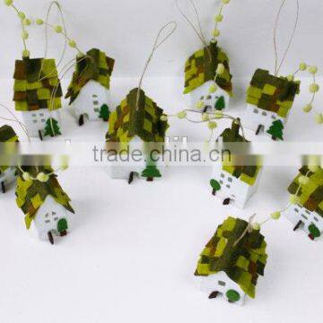 Home Decorations Miniature of Ten Houses of Green Roofs photo-2