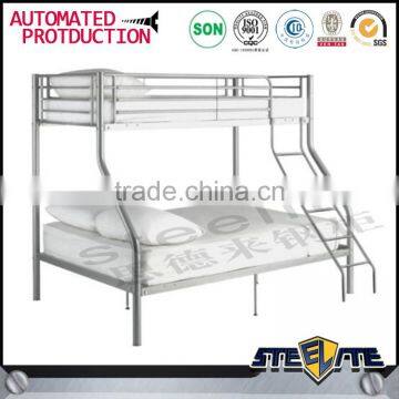 Home Furniture Cheap Metal Double Decker Bed Design Steel Bunk Beds photo-3