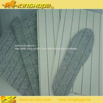 Stripe Insole Board Gray Strobel Insole Board in Roll