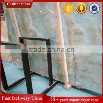 White Blue Onyx Slab Stone photo-3