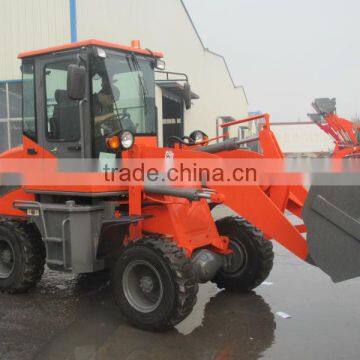 Low price Russia Market CE ZL12 wheel loader with Changchai engine made by HZM