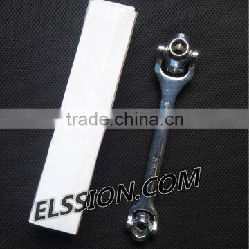 CrMo material Mirror surface 8 in 1 Multi Function Socket Wrench