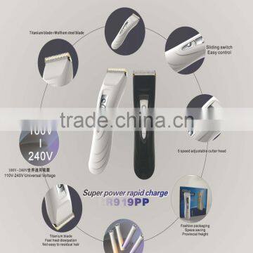 Pet Electric Hair Clippers Rechargeable With LCE Display Quick Charge With Ceramic Blade photo-3