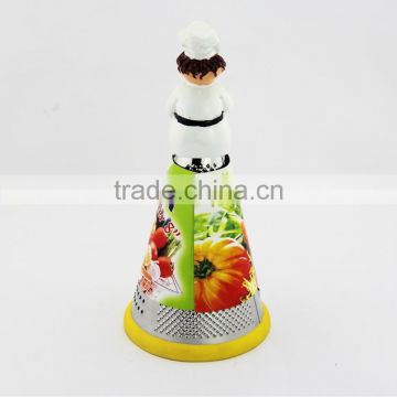 A Bite of China food tools cute chef image stainless steel electric food graters