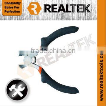 Nickel-planted Mini End Cutting Pliers With Raised Shoulder