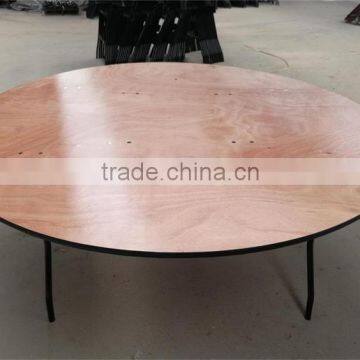 Used Plywood Round Folding Tables For Sale