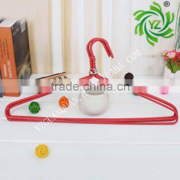 A568 2017 High Quality Clothes Hanger/metal Pvc Coated Laundry Hangerr/Metal PVC Hanger With Curved Shape photo-3
