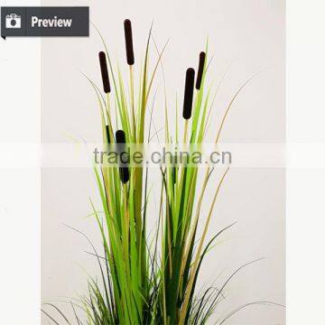 150cm Artificial Onion Grass With Cattails in Pot Fake Grass for Decoration photo-3