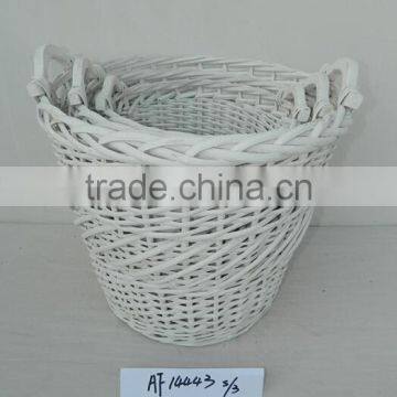 Round Willow Basket for Sale photo-4