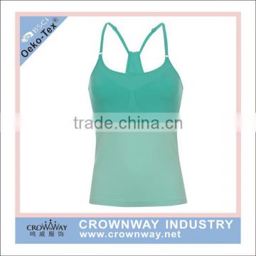 Wholesale Dri Fit Sports Yoga Workout Tank Tops Women With Coolmax Finish