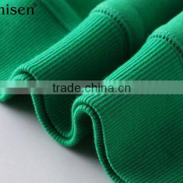 Made in China Long Sleeves Green Cvc Fleece Pullovers Men Sweatshirts photo-2