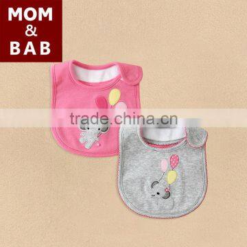 2014 Branded baby bibs product high quality baby bibs elephant design, bibs mom and bab