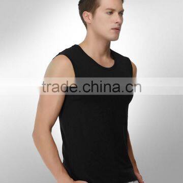 Hot Custom Summer Plain Colour Mens Wholesale Blank Tank Tops in China photo-3