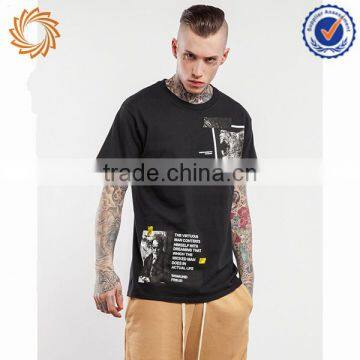 Mens Street Illustration Style Vintage t Shirt Hip Hop photo-2