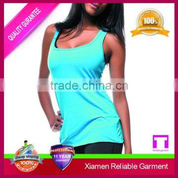 95% Cotton 5% Spandex Tank Top,women Yoga Stringer Tank Top photo-3