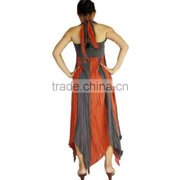 Fat Cotton Long Dresses Casual Summer Dress Hot Sale photo-3