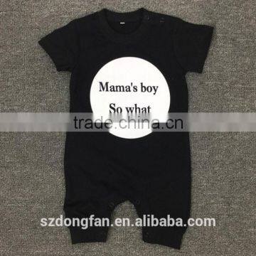 100% Cotton Baby Romper Short Sleeve Breathable Casual Romper for New Born Baby photo-2