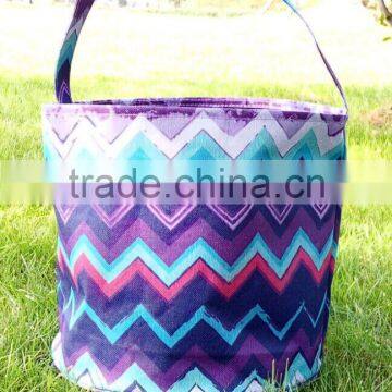 Fashion and Concise Monogrammed Easter Bucket Polka Dot Chevron Aztec Quatrefoil photo-4